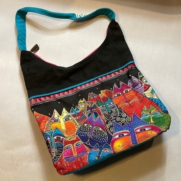 Laurel Burch Handbags - 🌈 🐱Meow! Laurel Burch Cat Purse 🐱